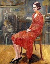 Fräulein Suzanne, sitzend