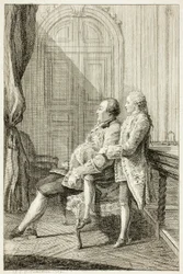 Der Herzog von Orléans und sein Sohn