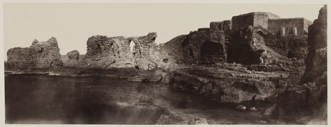 Kaalat el Athlit, Syrien, Blick von der Seeseite, 1859