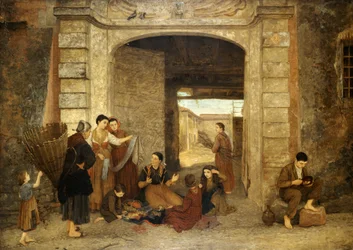 Die Ewige Tür Cairate, Lombardei, 1876
