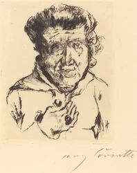 Des Künstlers Schwiegermutter, 1920