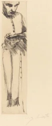 Lesender Mönch, 1916