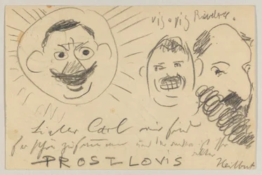 Lovis Corinth an Carl Strathmann: Postkarte, Poststempel 12. Dezember 1902