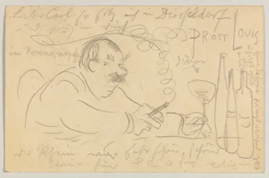 Lovis Corinth an Carl Strathmann: Postkarte, Poststempel 13. September 1907