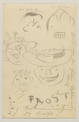 Lovis Corinth an Carl Strathmann: Postkarte, Poststempel 27. März 1905