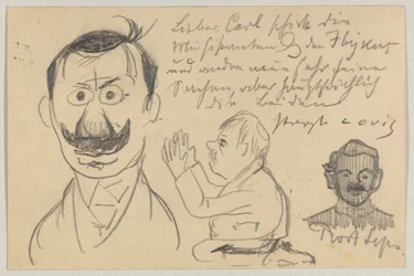 Lovis Corinth an Carl Strathmann: Postkarte, Poststempel 30. Januar 1903