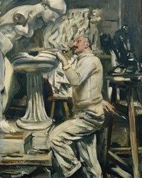 Porträt des Bildhauers Nikolaus Friedrichs, 1912