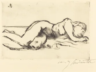 Weiblicher Akt, 1916