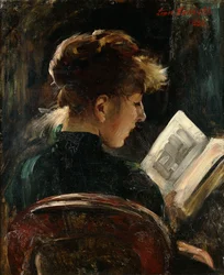 Lesendes Mädchen, 1888
