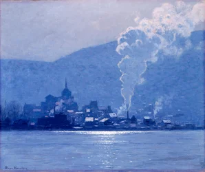 Eine Dampfwolke