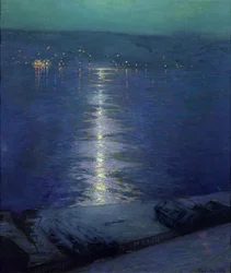 Mondlicht auf dem Fluss, 1919