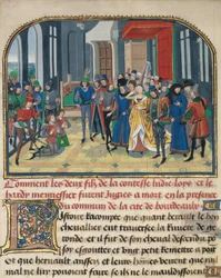 Die Söhne von Lydia zum Tode verurteilt