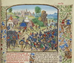 Die Schlacht von Chiset am 21. März 1373, ca. 1470-1475