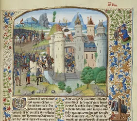 Der französische Versuch, Calais von England zurückzuerobern, 1350