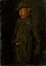 Stehender Junge