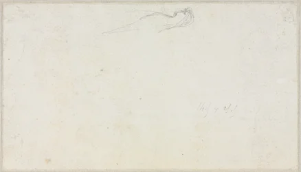 Skizze einer Sphinx [] verso, um 1879-80