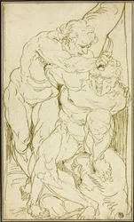 Apollo häutet Marsyas