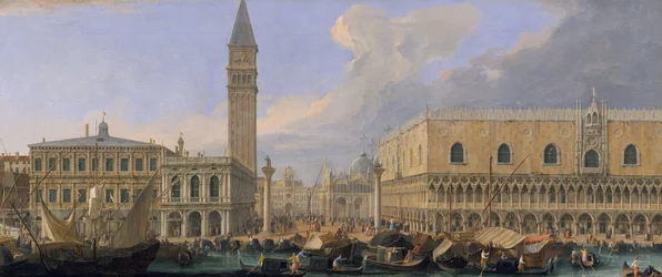 Der Molo, Venedig, vom Bacino di San Marco, um 1709