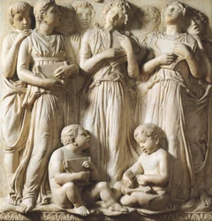 Detail aus der Cantoria (Chorgalerie) im Dom von Santa Maria del Fiore, Florenz