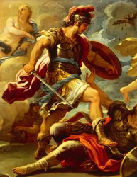 Figur des Aeneas (Detail)