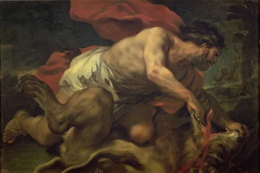 Samson und der Löwe