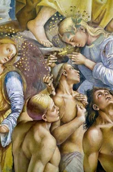 Auserwählte, aus dem Freskenzyklus des Jüngsten Gerichts