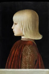 Porträt eines jungen Mannes (Guidubaldo da Montefeltro?), ca. 1478