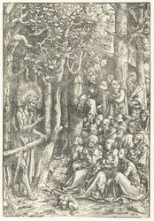 Johannes der Täufer predigt zu den Menschen