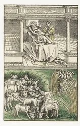 Joseph deutet die Träume des Pharao