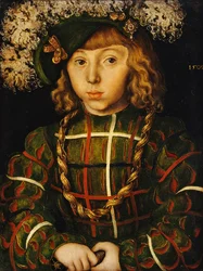 Porträt von Johann Friedrich, später Kurfürst der Großmütige von Sachsen, 1509
