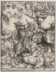 Sankt Georg tötet den Drachen