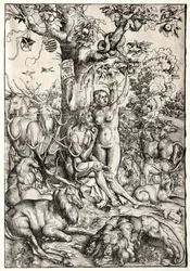 Adam und Eva im Paradies, 1509