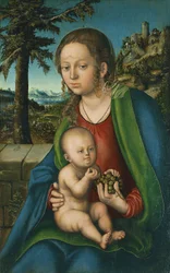 Madonna mit Kind und Trauben