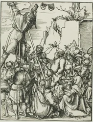 Heiliger Andreas, aus Das Martyrium der Apostel