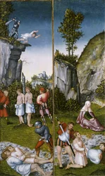 Heilige Felicitas beim Martyrium ihrer sieben Söhne