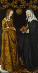Heilige Christina und Ottilia, 1506