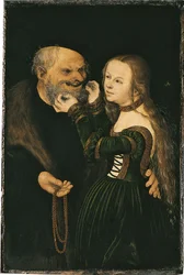 Das ungleiche Paar, ca. 1530
