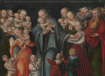 Christus segnet die Kinder, ca. 1545-50
