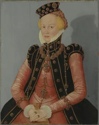 Porträt einer sächsischen Prinzessin