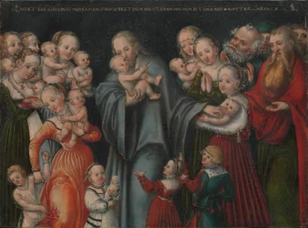 Christus segnet die Kinder