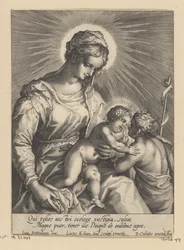 Maria mit Kind und Johannes dem Täufer