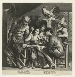 Satyr und der Bauer