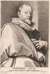 Theodore Galle / Theodorvs Galle / Calcographvs Antverpiae