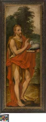 Johannes der Täufer (links), Schenker (rechts), Vanitas (geschlossen)