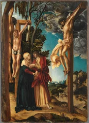 Die Kreuzigung, von Cranach, Lucas, der Ältere (1472-1553)