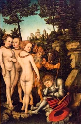 Das Urteil des Paris, 2. Viertel des 16. Jahrhunderts