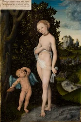 Venus mit Amor, der Honig stiehlt