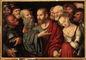 Christus und die Ehebrecherin, nach 1532