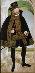 Porträt des Kurfürsten August I. von Sachsen, genannt der Fromme