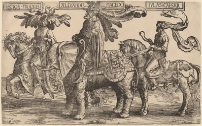 Hektor von Troja, Alexander von Makedonien, Julius Caesar